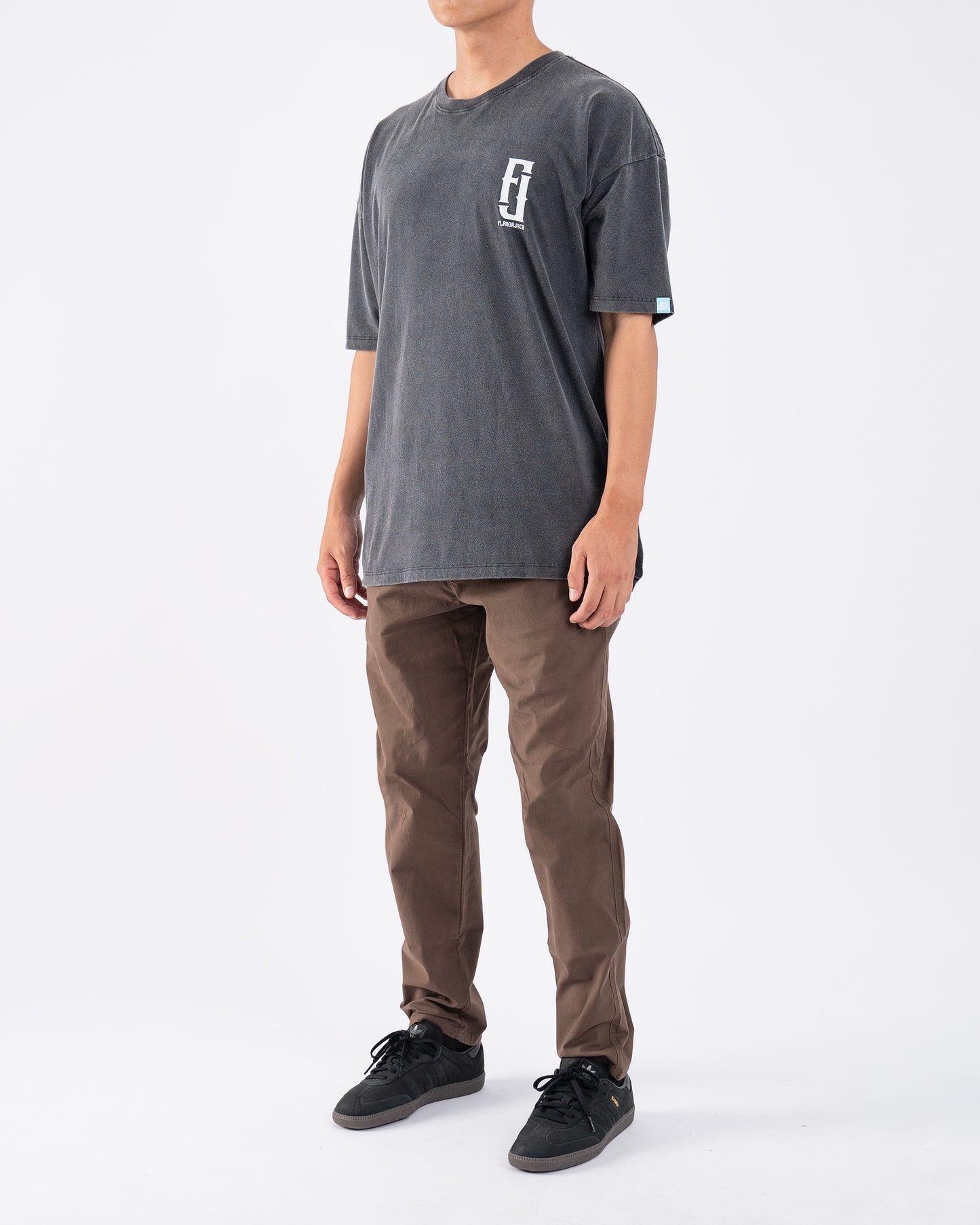 Chino Drill Pant Slim Marrón