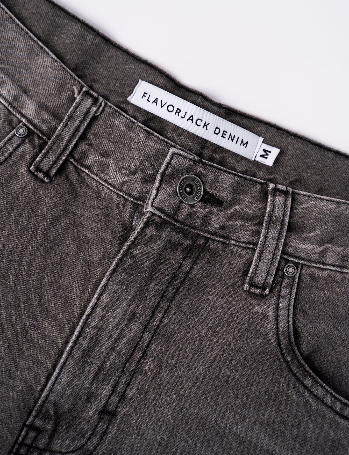 FJ Denim Relax Shorts Charcoal