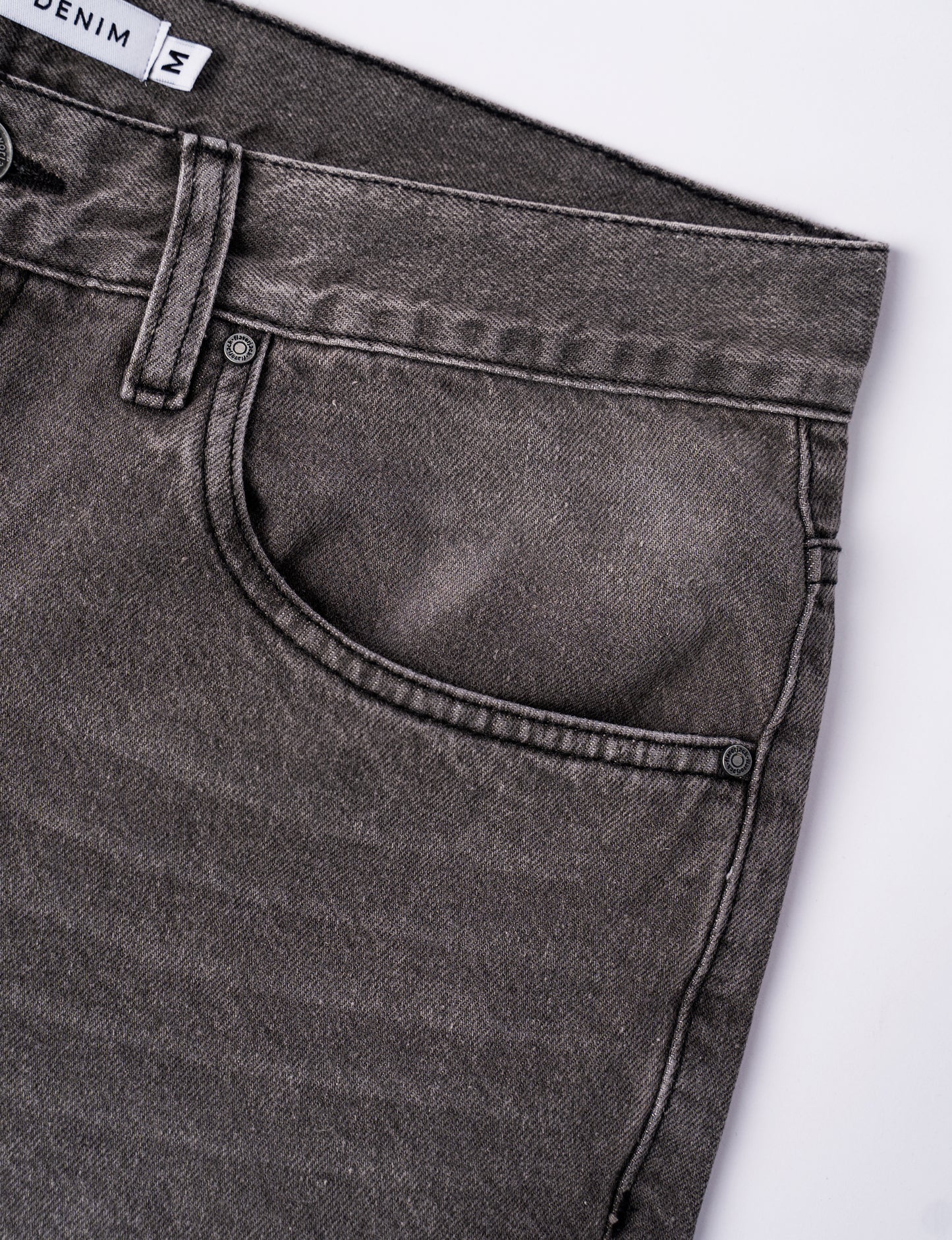 FJ Denim Relax Shorts Charcoal