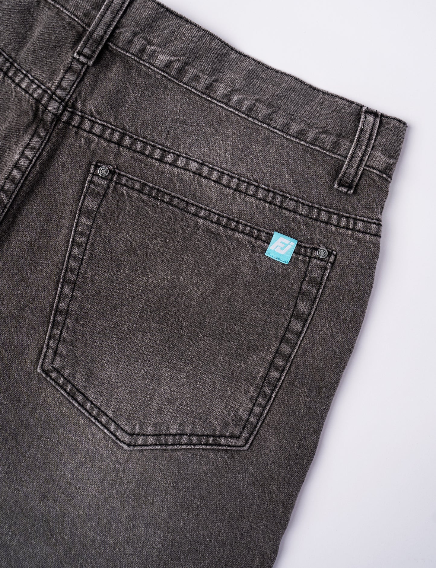 FJ Denim Relax Shorts Charcoal