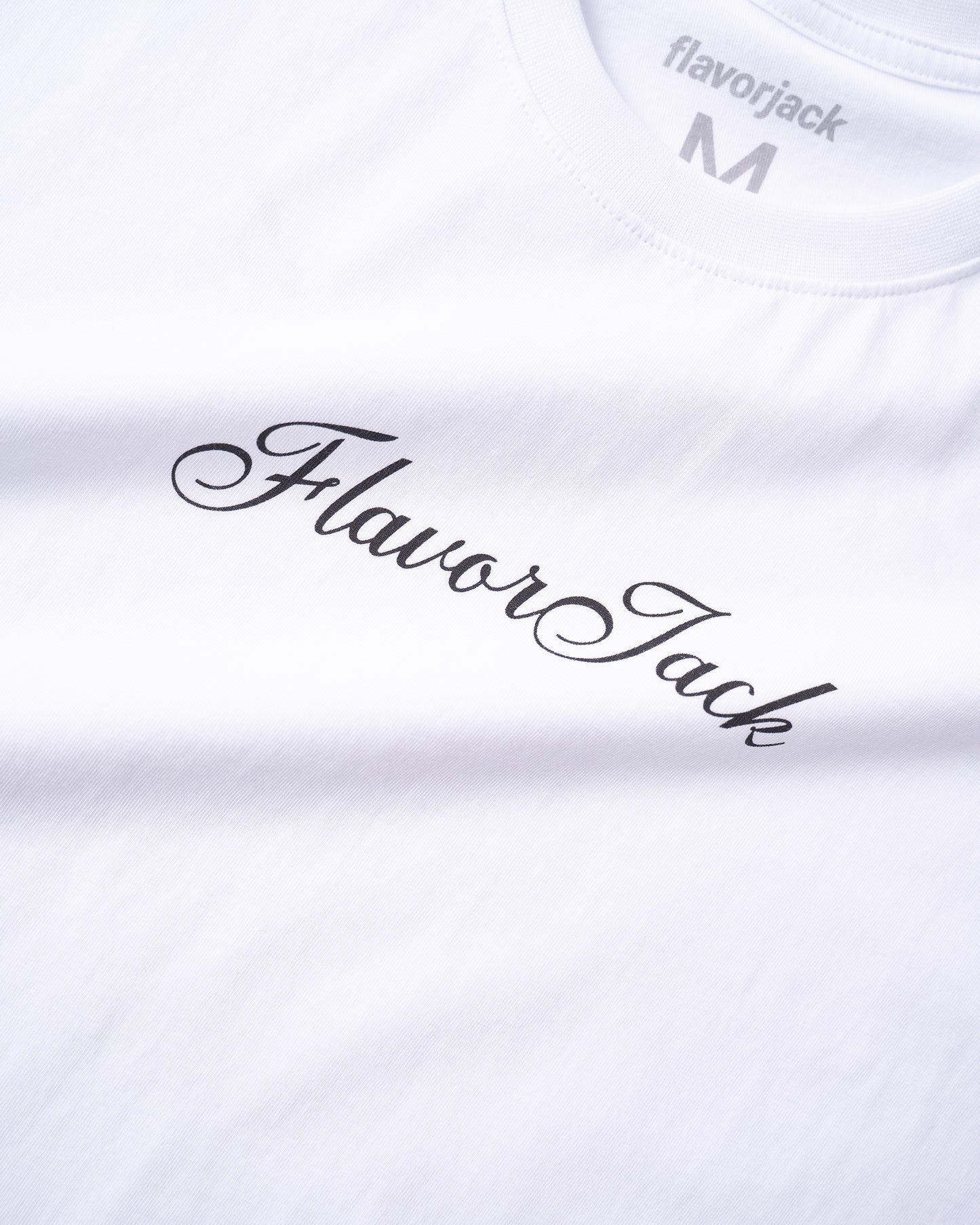 Script Oversize Tee Blanco