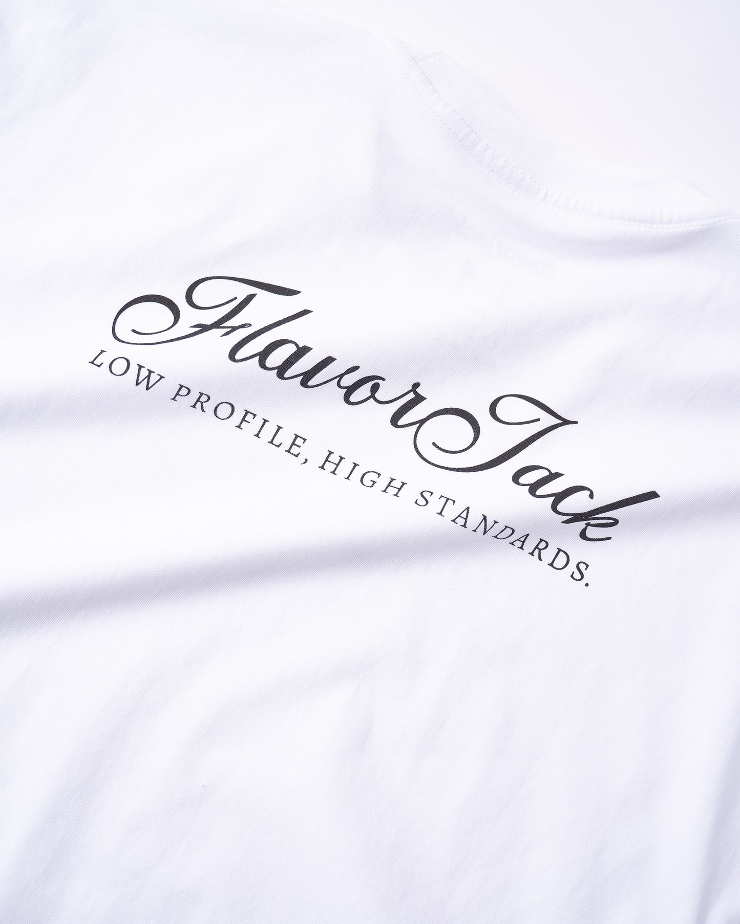 Script Oversize Tee Blanco