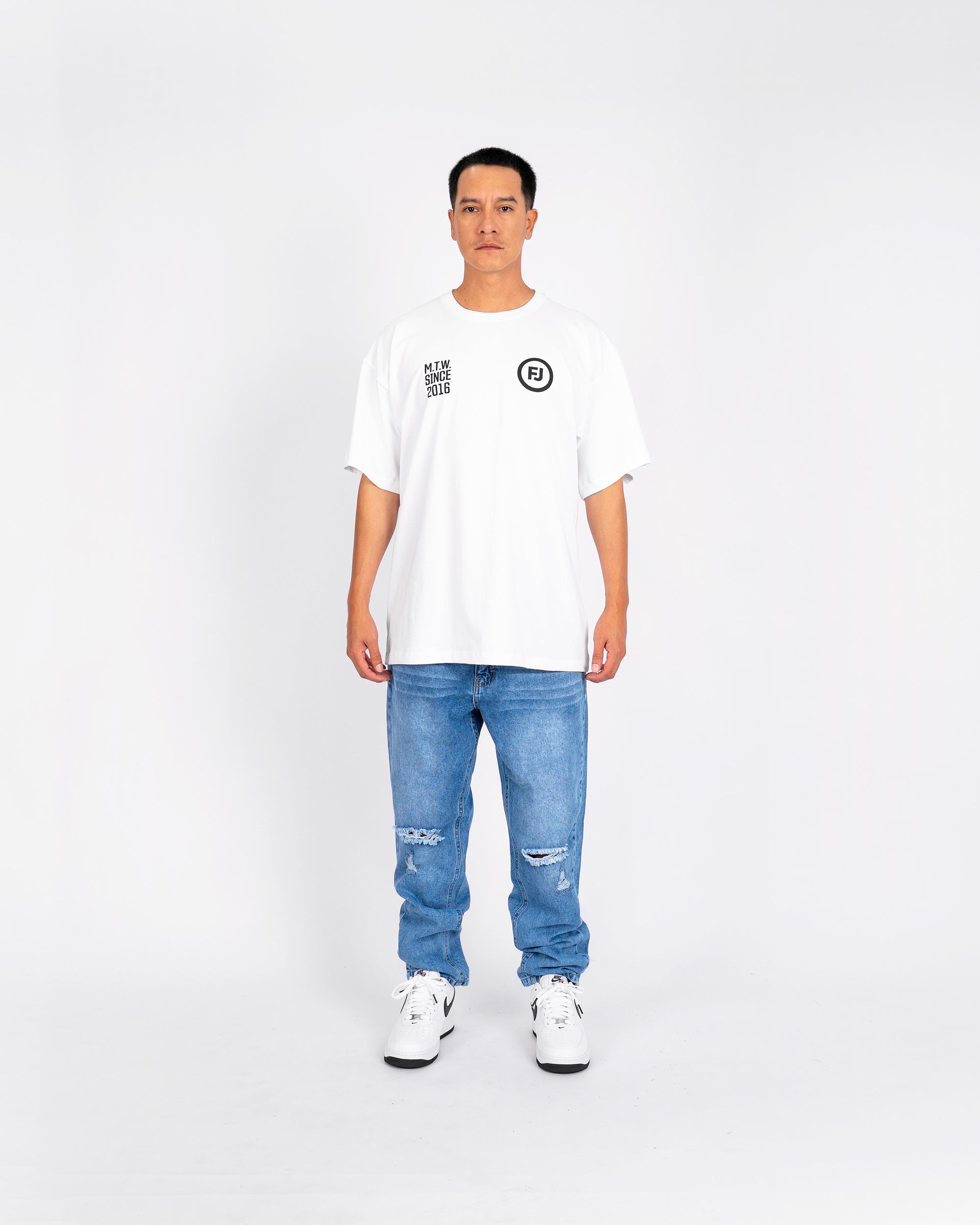 Crest MTW Oversize Tee Blanco