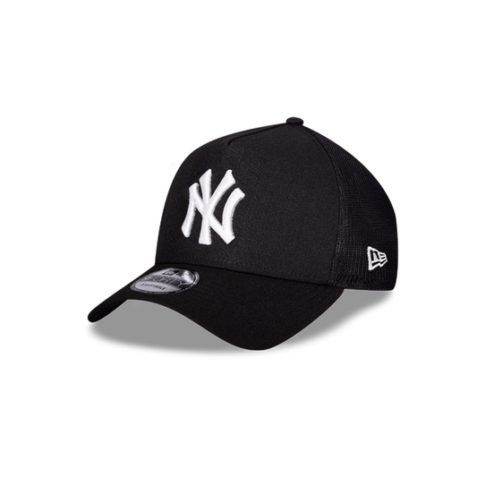 9FORTY Yankees Trucker Snapback Hat Negro Blanco