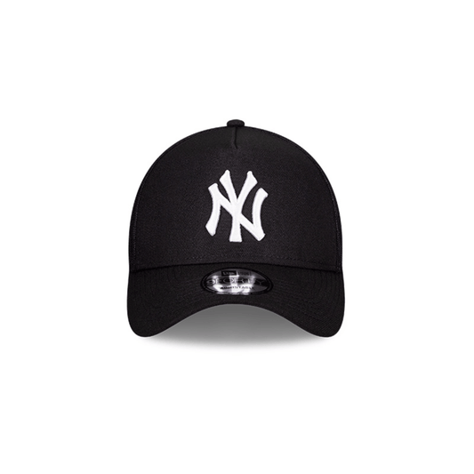 9FORTY Yankees Trucker Snapback Hat Negro Blanco
