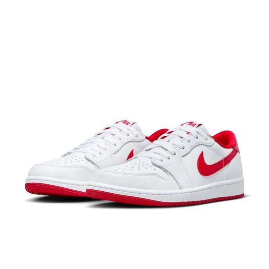 Air Jordan 1 Low Blanco/Rojo