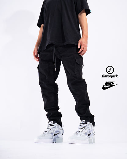 Neo Velcro Premium Drill Cargo Pant Negro