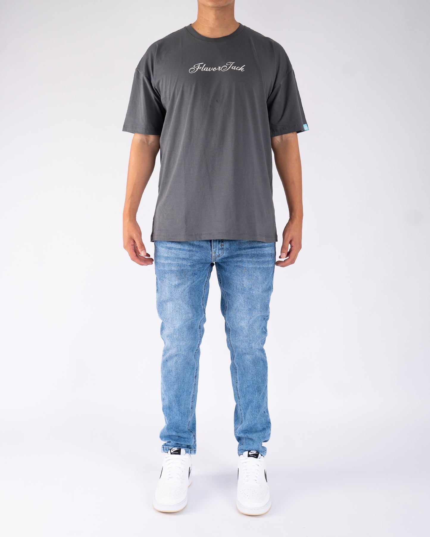 FJ Denim Jeans Fade Blue Slim