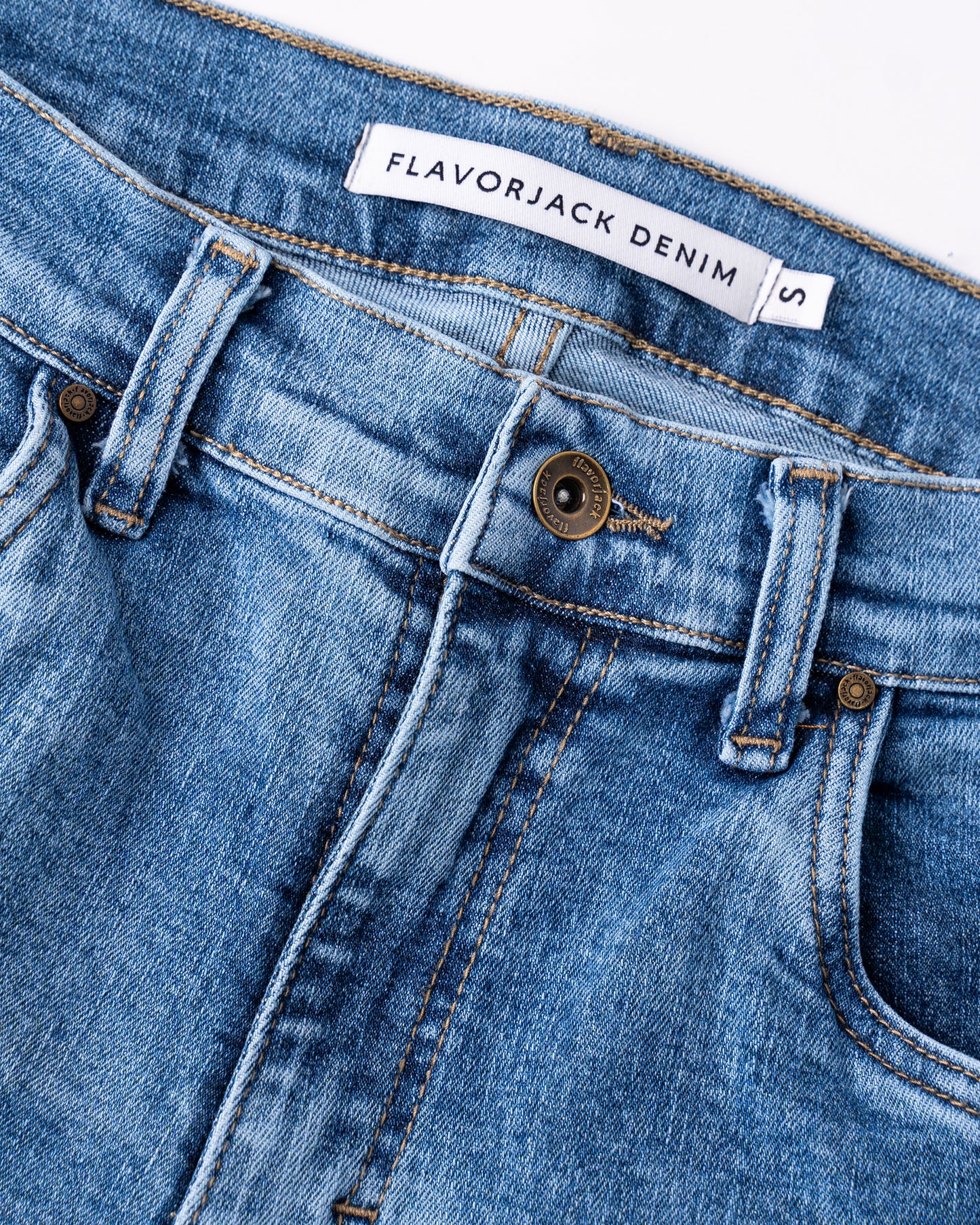 FJ Denim Jeans Fade Blue Slim