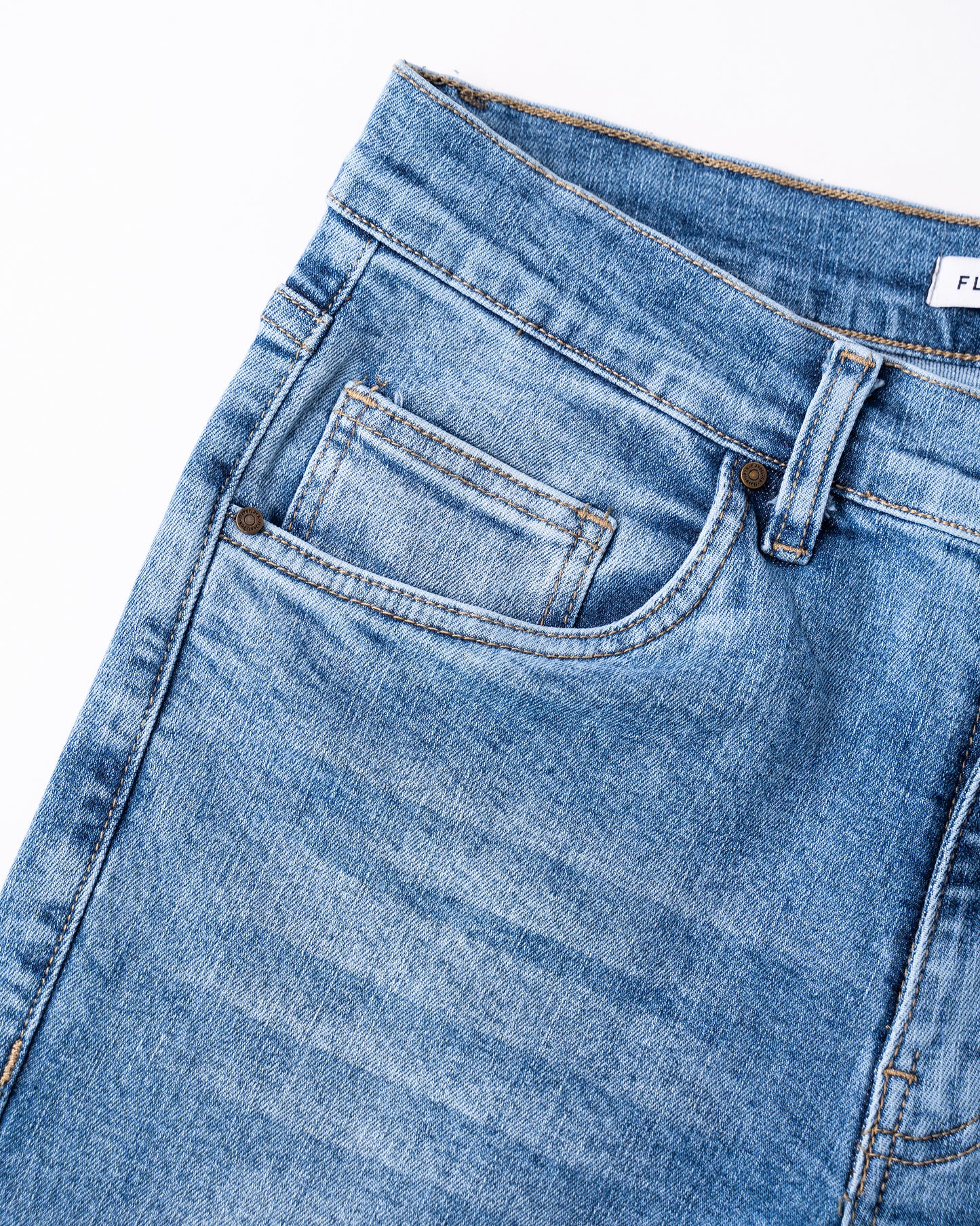 FJ Denim Jeans Fade Blue Slim