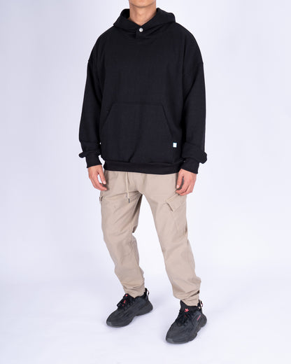 Basic Oversize Hoodie Negro