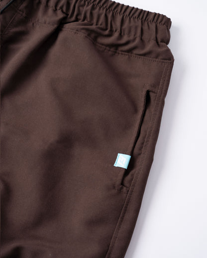 Velcro Light Cargo Pants Marrón