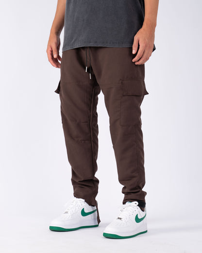 Velcro Light Cargo Pants Marrón