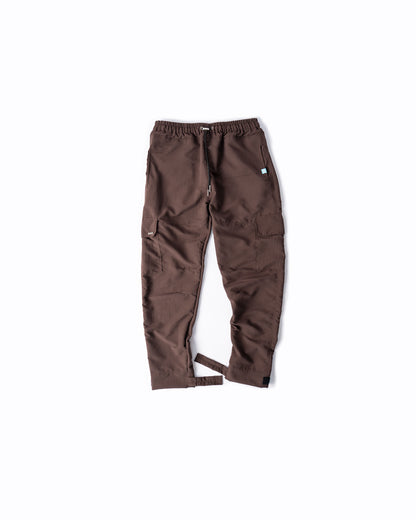 Velcro Light Cargo Pants Marrón