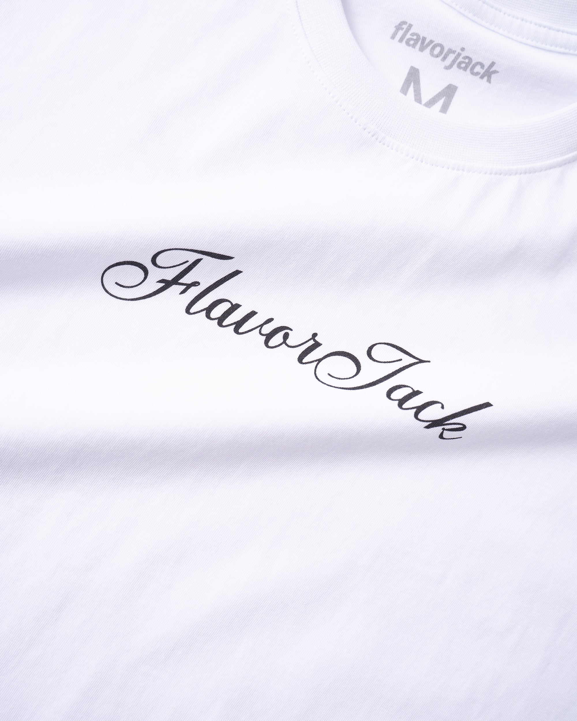 Script Oversize Tee Blanco