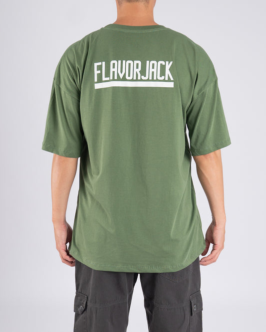Stamp Oversize Tee Verde