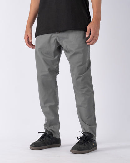 Chino Drill Pant Slim Verde Stone