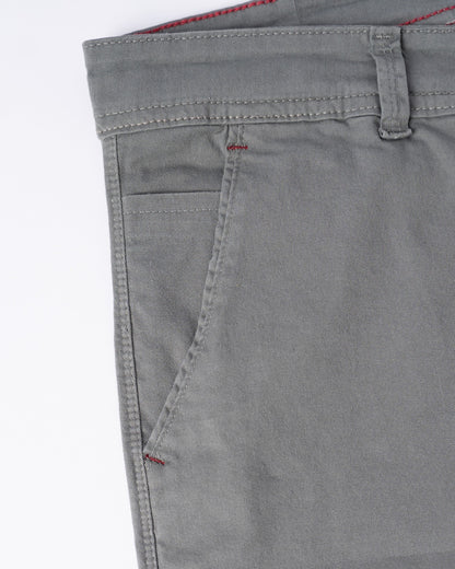 Chino Drill Pant Slim Verde Stone