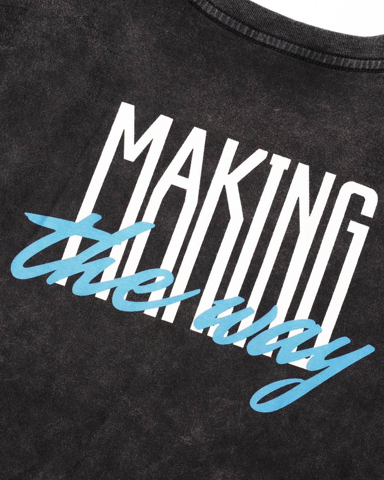 Making MTW Oversize Tee Acid Wash