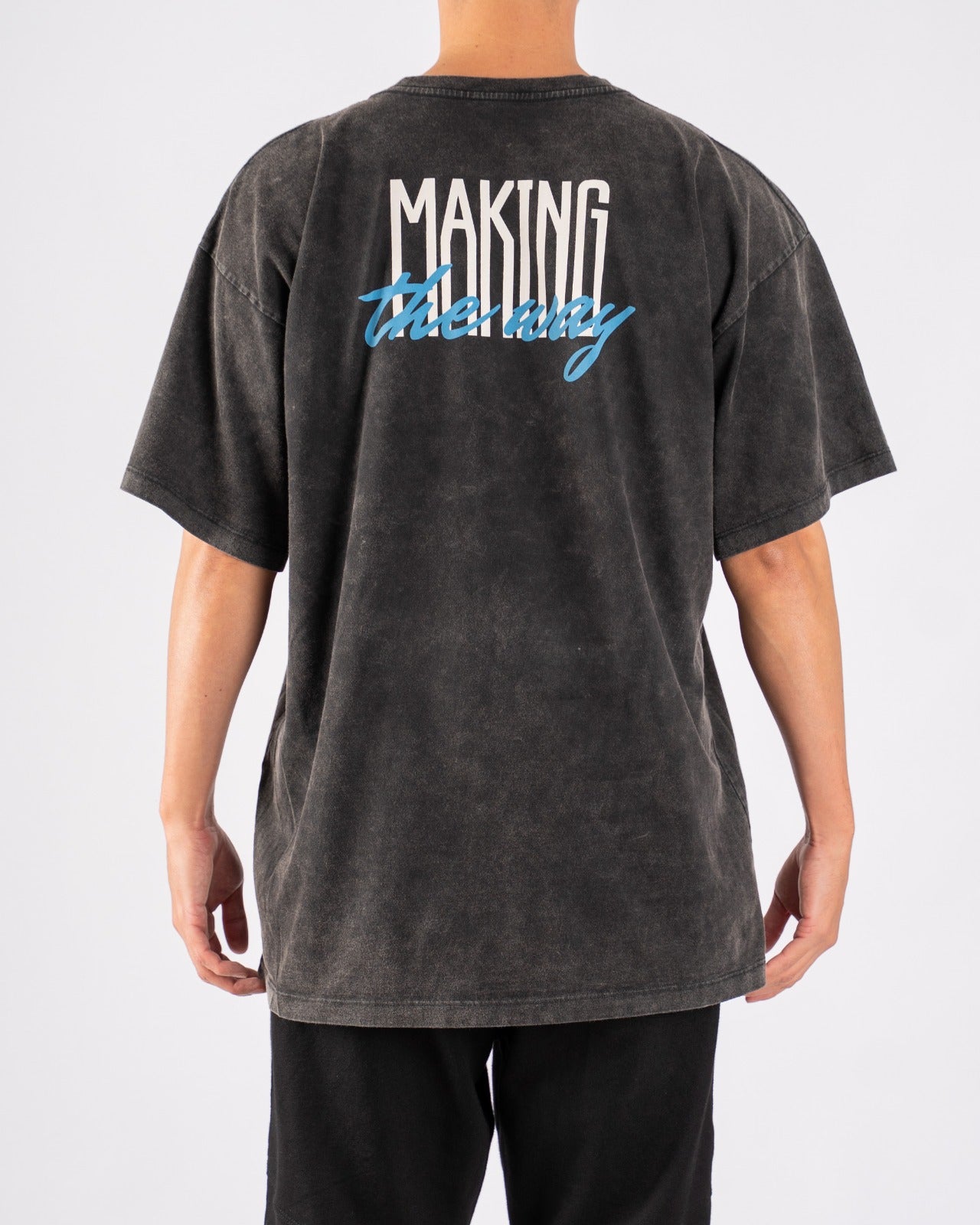 Making MTW Oversize Tee Acid Wash