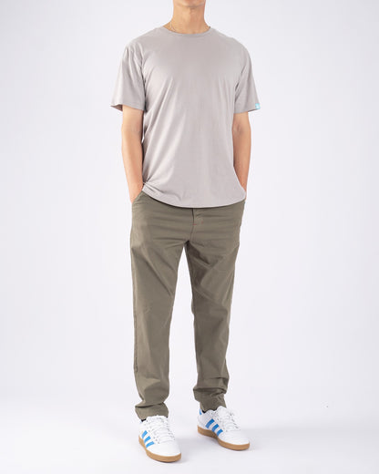 Chino Drill Pant Slim Verde Olive