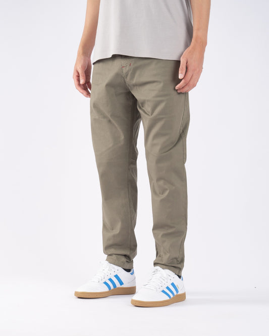 Chino Drill Pant Slim Verde Olive